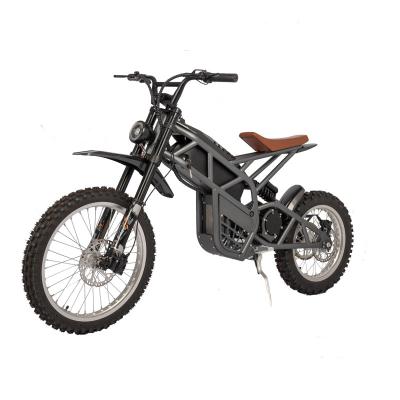 Cina 48V 2000W 16' 19' Fat Tires Motociclette elettriche con forcella di sospensione in lega di alluminio in vendita