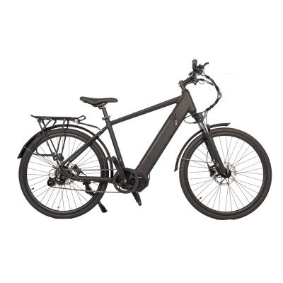 China 27.5 inch Mid Drive Motor City Bike Shimano 7 Speed ANANDA 250W Electric Bike for Adults for sale