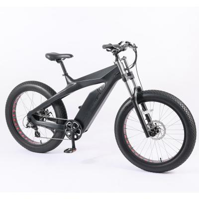 China 48v 750w Carbon Fiber Enduro Ebike with Aluminium Alloy Suspension Fork and Performance for sale