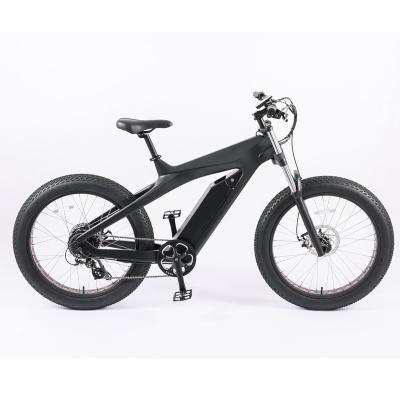 China 750w Carbon Fiber Enduro Electric Mountain Bike with 26