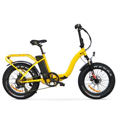 China 20 pulgadas delantero motor de la nieve grasa de neumáticos bicicleta eléctrica con capacidad de batería de 12,8Ah en venta