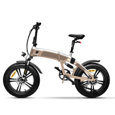 China Bicicleta eléctrica plegable multicolor de batería de litio de 48V 10.4Ah 20*4.0 neumático de grasa OEM en venta