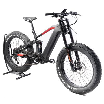 China 48V 1000W Mid Drive Motor Electric Bicycle with Carbon Fiber Frame and Bafang Motor for sale