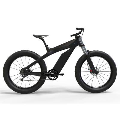 China Discrem 26 inch Full Suspension Carbon Fiber Mountain Electric Bike Standard Style Te koop