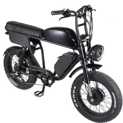 China 1000W Full Suspension Electric Fat Bike Electric Bicycle Fat Tires Electric Super Bike 73 for sale