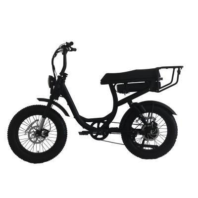 China Disc Brake Electric Fat Bike Full Suspension Ebike 500W 750W 1000W Step Through Bike for sale