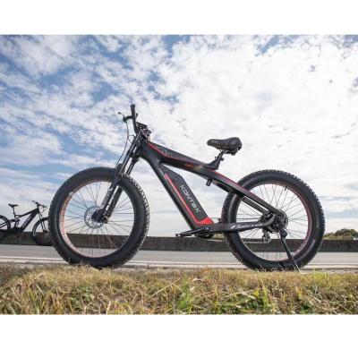 China 48V15ah Lithium-ion Electric Mountain Bike com pneus largos de 26