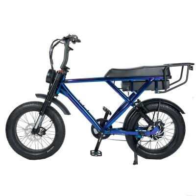 China Bicicleta elétrica de montanha personalizada com torque de 30-50 Nm e voltagem de 48V Bicicleta de praia Cruisers à venda