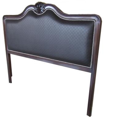 China Solid wood frame with upholstery king/queen size wooden headbaord for 5-star hotel bedroom furniture for sale