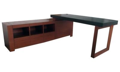 China L shape wooden desk&dresser unit/console / credenza for hotel bedroom furniture,hospitality casegoods for sale