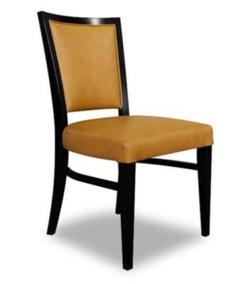 China Solid beech wood with pu/leather upholstery dining chairs ,wooden arm chair,side chair for dining rooms for sale