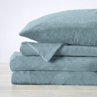 China Disposable Fleece Plush Extra Soft Comfortable Sheets Set Luxury Sheets With Deep Pockets for sale