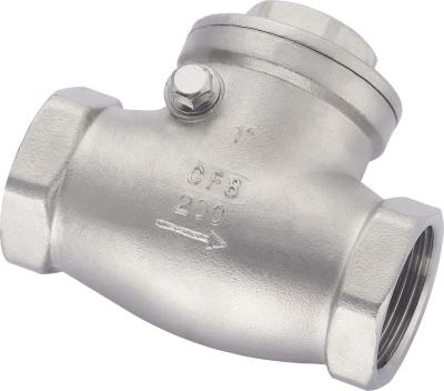 China Factory Price Low Pressure 304 Stainless Steel General Horizontal Check Valve for sale