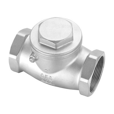 China 2021 General Good Quality Screw End BSPT TNP CF8/CF8M Industrial Valve Made In China Swing Check Valve for sale