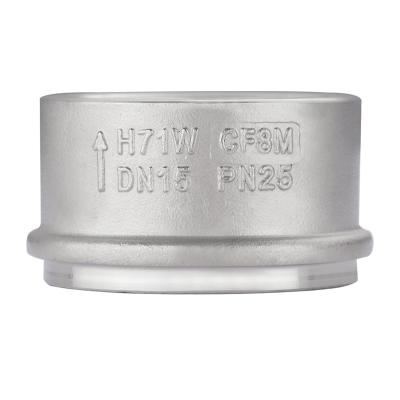 China General Metal Wafer Spring 2 1/2 Inch 1000wog 304 Stainless Steel Factory Price Check Valve for sale