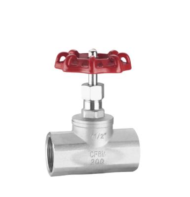 China CF8M NPS 2inch DN50 Petroleum Water General Gas Stop B Screw Globe Carved Valve for sale