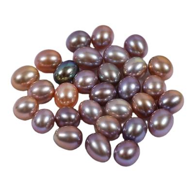 China Jewelry Making Natural Freshwater Pearls , 3-4mm AA Rice Shaped Loose Pearl Beads for sale