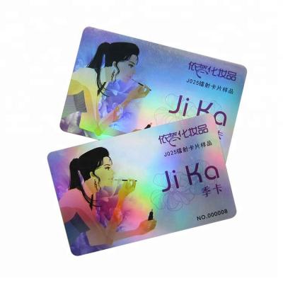 China Hotel VIP Identity Latest Design Customized Colorful Hologram PVC Card /Plastic Card / Business Card Made In China for sale