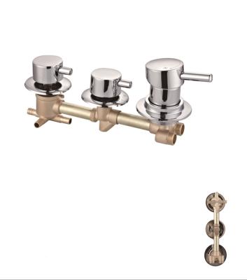 China Without Slide Bar Bathroom Faucet 4 Way Faucets OEM Shower Valve Cheap Mixer Taps for sale