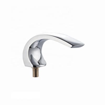 China No Slide Bar No Slide Bar Deck Mounted Full Brass Tub Faucet Waterfall Spout Faucets for sale