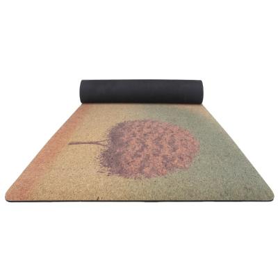 China Cork Printed Non-Slip Lightweight Yoga Mats/Non-Slip/Non-Toxic Yoga Equipment for sale