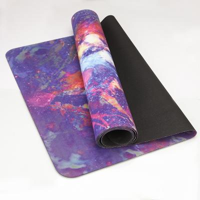 China 2020 Non-slip best selling eco-friendly natural rubber fabric yoga mat custom yoga mat manufacturer for sale