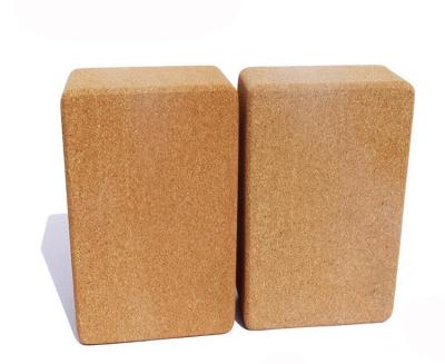 China 2020 Wholesale High Quality Eco-friendly Cork/EVA Factory Price Gym Equipment Cork Eva Yoga Block for sale