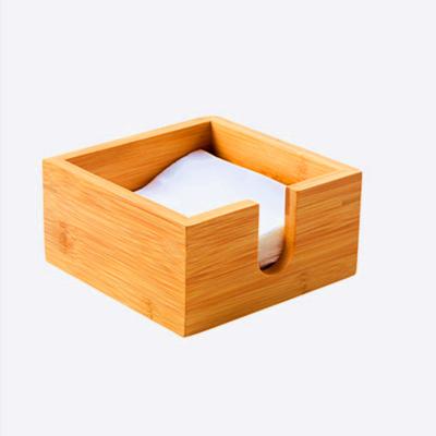 China Eco-friendly Wooden Square Bar Towel Straw Caddy Tissue Box Holder Top Kitchen for sale