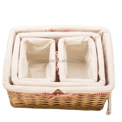 China China High Quality Handmade Rattan Basket Basket Gift Christmas Gift Storage Basket for sale