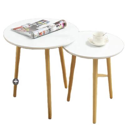 China Convertible Nesting Table Set Of End Table 2 For Living Room Modern Triangle Coffee Table for sale