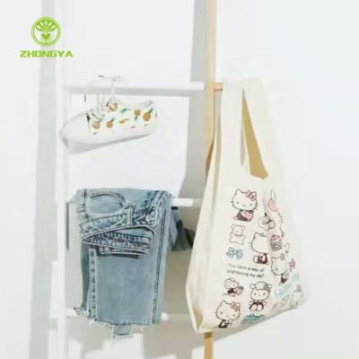 China Custom Organic Natural Canvas Tote Bag, Eco-friendly Cotton Canvas Grocery Promotion Cotton Shopping Bag Bag for sale