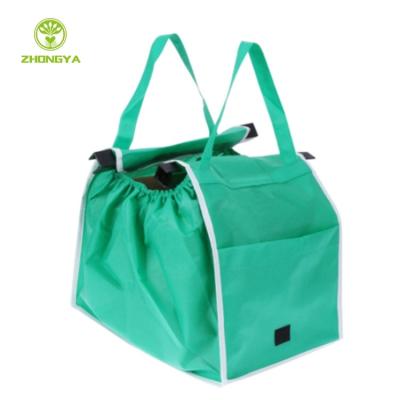 China Eco Green Eco-Friendly Reusable Supermarket Non Woven Capacity Tote Shopping Foldable Bags for sale