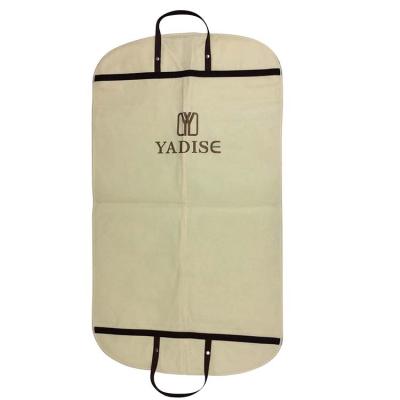 China Eco-friendly High Quality Cotton Garment Suit Cover Foldable Garment Bags for Suits and Dresses for sale