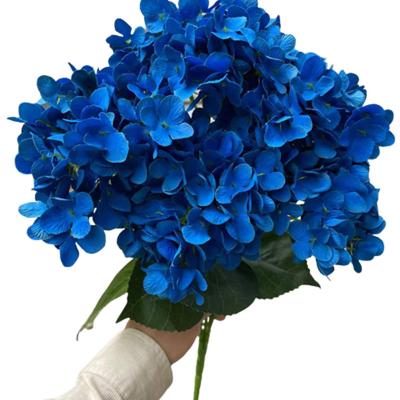 China Modern Wholesale Hydrangea Artificial Flowers Artificial Flowers Decor For Decoration Wedding for sale