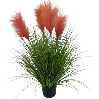 China Reed Grass For Indoor Artificial 90Cm Environmentally Friendly Decorative for sale