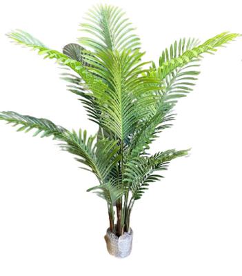 China Potted Artificial Areca Palm Plants 120/160/180/210Cm In Environmental Friendly Plastic for sale