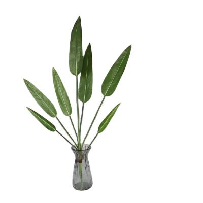 China Environmental friendly green leaves for decoration artificial leaf for indoor decor for sale