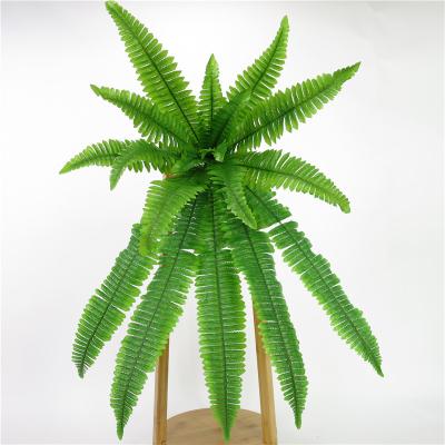 China Environmental Friendly Faux Plants Fern Leaves Greenry Rattan Hanging Artificial Persian Plants for sale