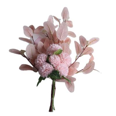 China Factory Supply Great Price Realistic Looking Chrysanthemums Group Artificial Colorful Flowers for sale