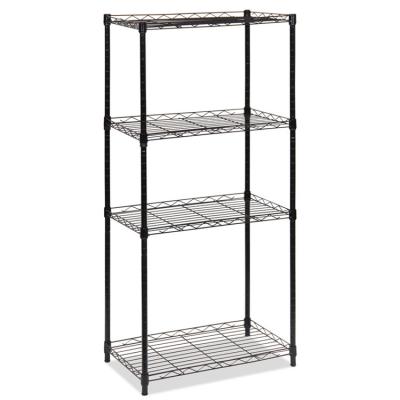 China Amazon Hot Sale 4 Tier Kitchen Storage Racks Adjustable Metal Kitchen Shelf Wire Shelving for sale