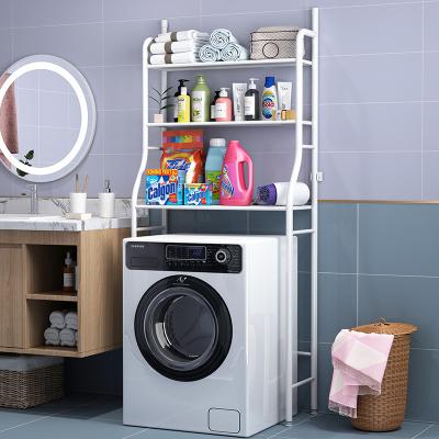 China Floor Standing Toilet Shelf Closestool Toilet Washing Machine Storage Toilet Shelf NO--Piercing for sale