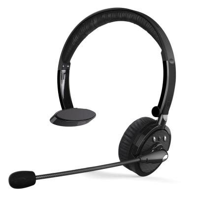 China Wireless Headband Single Ear Bluetooth 5.0 Headset with Smart Call Noise Reduction Technology for sale