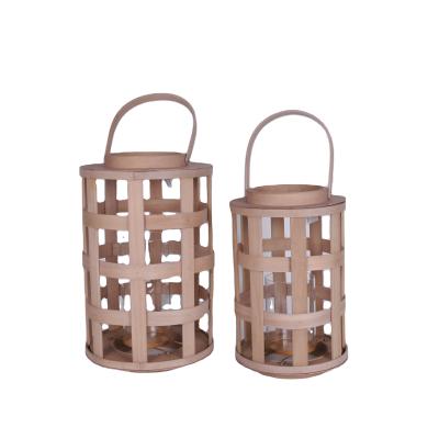 China Home Decoration High Quality Wooden Candle Lantern,Wholesale High Quality Wooden Garden Lantern for sale