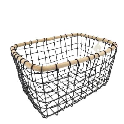 China Minimalist Fruit Basket Metal Fruit Vegetable Storage Bowl Metal Lockers Kitchen Storage Basket for sale