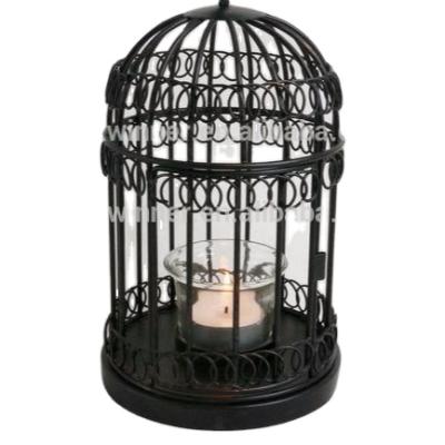 China Home Decoration Metal Candle Holder Lantern Candle Holder Metal Lantern in Candle Holders for sale