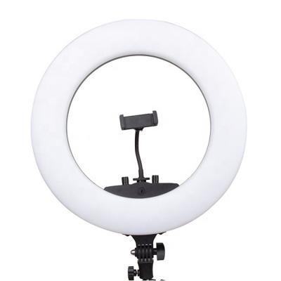 China ABS plastic+metal 18 inch LED ring light beauty lamp with remote control for studio lighting photography selfie light for sale