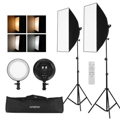 China Photography Studio Lighting Softbox Mode 50*70cm Softbox Kit Led Lighting Multi Scene for sale