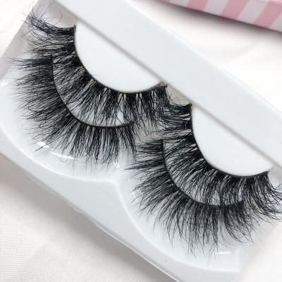 China New Factory Style Wholesale Dropshipping 3d 20MM mink silk 25MM tapered eyelashes soft and natural with private label logo eyelash package for sale