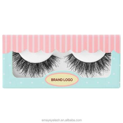 China Wholesale Hot Selling Cruelty Free Vegan Natural 3D Mink Eyelashes Lashes Fur Natural Long Handmade Long for sale