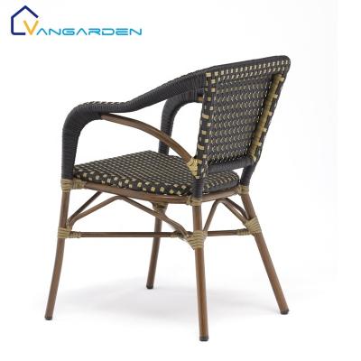 China Hot Selling Outdoor Wicker Waterproof Hotel Restaurant Outdoor Wicker Rattan Garden Furniture Furniture Modern Outdoor Modern Dining Cane for sale